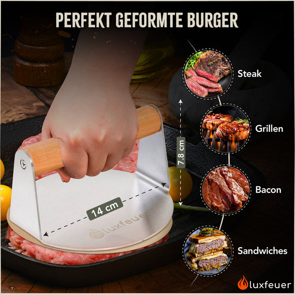 Burgerpresse Luxfeuer